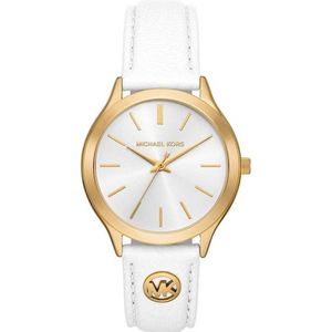 Michael Kors horloge MK7466 Slim Runway goudkleurig