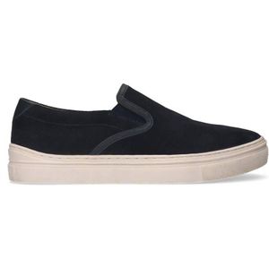 Sacha suède slip-on donkerblauw