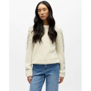 OBJECT trui ecru gebreid