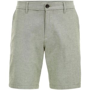 WE Fashion gemêleerde regular fit short thyme