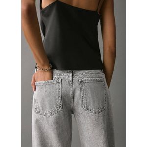 MANGO TEEN straight leg grey denim