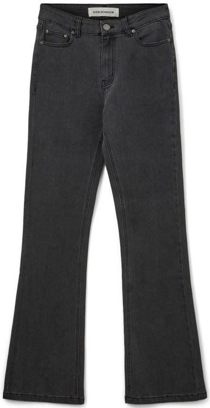 Sofie Schnoor, Dames, Jeans, Zwart, Maat: 2XS Katoen,