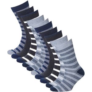 Apollo sokken - set van 10 blauw/donkerblauw