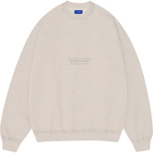 JACK & JONES ORIGINALS sweater met backprint ecru