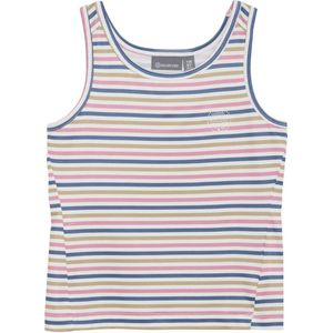 Color Kids sporttop wit/donkerblauw/roze