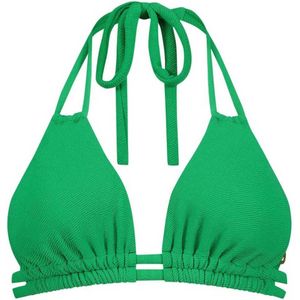 ten Cate Beach TC WOW voorgevormde triangel bikinitop met textuur groen