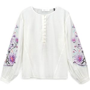 POM Amsterdam blouse wit/ roze