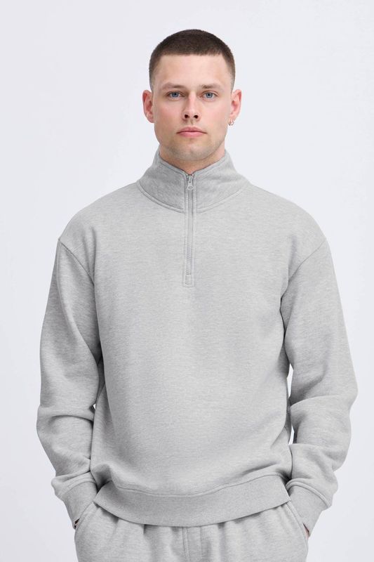 BLEND - BHJUSTIN - Sweatshirt - Grijs Gemêleerd
