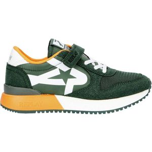 REPLAY Fiber jr boy 5 sneakers groen/oranje