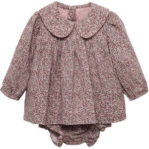 Mango Kids jurk met bloomer oudroze