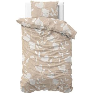 Sleeptime - Dekbedovertrek Spring - Zand/Beige - 140x200x220 + 1 Kussensloop 60x70