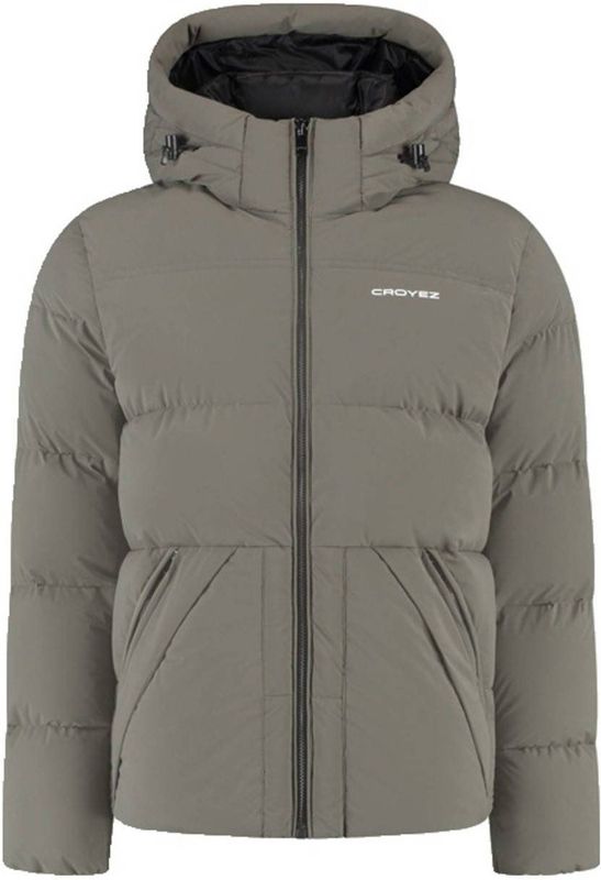 Croyez gewatteerde jas bruin