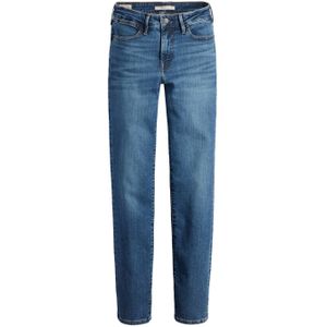 Levi's 712 high waist slim fit jeans medium blue denim