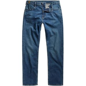 G-Star RAW Mosa Straight straight fit jeans worn in blue canal