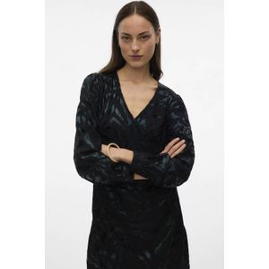 VERO MODA - VMCARLA FOIL SHORT WRAP DRESS - Dames - Mini Jurken