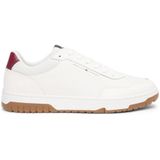 TOMMY HILFIGER - BASKET CORE LITE - Sneakers - Marine - Donkerrood - Wit