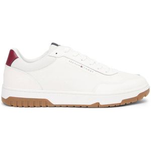 TOMMY HILFIGER - BASKET CORE LITE - Sneakers - Marine - Donkerrood - Wit