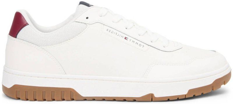 TOMMY HILFIGER - BASKET CORE LITE - Sneakers - Marine - Donkerrood - Wit