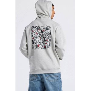 America Today hoodie met backprint grijs