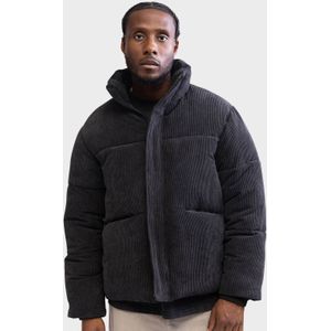 Redefined Rebel corduroy gewatteerde jas zwart