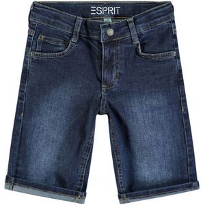 ESPRIT regular fit denim short blue dark wash