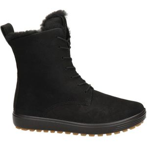 Ecco Soft 7 Tred nubuck veterboots zwart