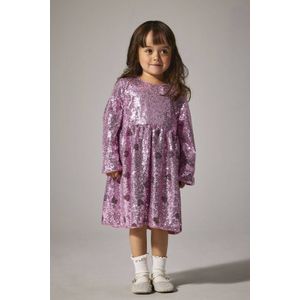 Jurk - Jacquard - Lange Mouwen - Regular Fit