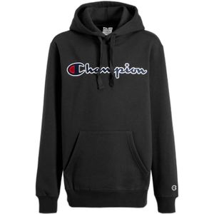 Champion hoodie met logo zwart