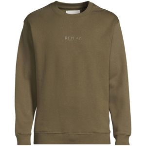 REPLAY - Sweat-shirt - Mud 234 - Regular Fit