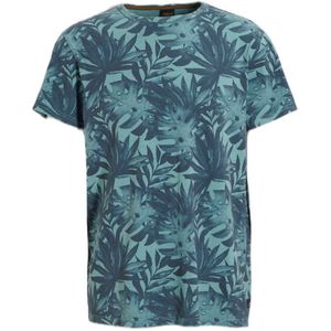 Twinlife T-shirt met all over print brittany blue