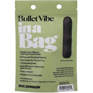 Doc Johnson vibrerende bullet vibrator - zwart