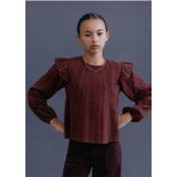 Mango - Kids Top - Katoen - Ballonmouwen - Ronde Hals