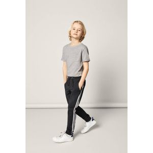 NAME IT KIDS joggingbroek NKMHONK met zijstreep zwart