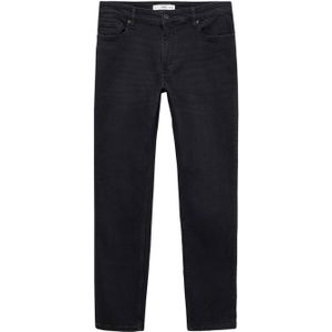 Mango Man skinny jeans black denim