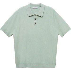 Mango Man regular fit polo turquoise