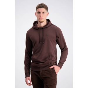 GABBIANO hoodie met backprint bruin