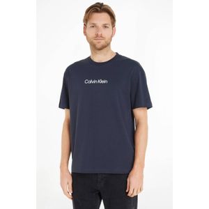 Calvin Klein regular fit T-shirt van biologisch katoen night sky