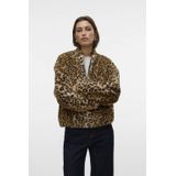 Vero Moda - Vmsonjaliga Aop Short Jacket - Jas - Silver Mink - Dames