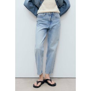 MANGO - BLANCA - Jeans - Blauw - 7/8 lengte - Regular Fit