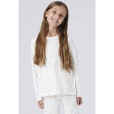 NAME IT KIDS pyjama met bloemen print ecru