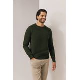 State of Art Heren trui groen (Maat: S) - Effen - Halslijn: Ronde hals,