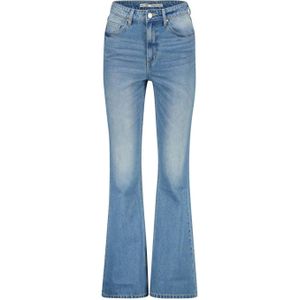 Raizzed regular waist flared jeans medium blue denim