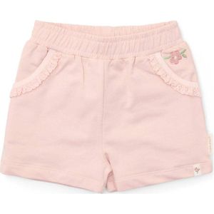 Little Dutch straight sweatshort lichtroze