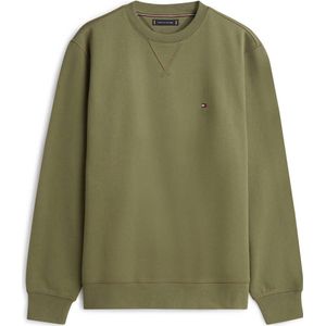 Tommy Hilfiger Heren ESS SEASONAL FLEECE CREWNECK MW0MW40000 Pullover Sweatshirt, GROEN, XS, Groen (Battle Green), XS
