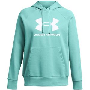 Under Armour sporthoody Rival Fleece mintgroen