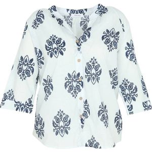 Paprika blouse met all over print marine