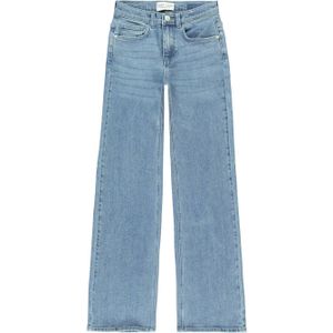 Cars straight high waist light blue denim