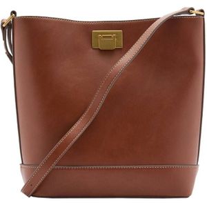 Mango crossbody tas cognac