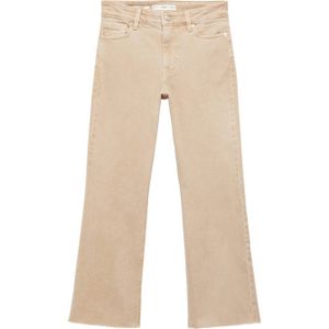 Mango cropped cropped jeans beige