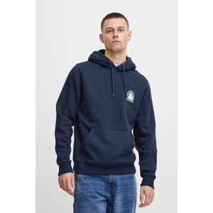 Blend hoodie met backprint donkerblauw